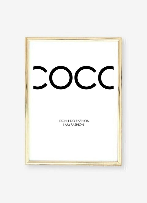 Coco Chanel Poster - MyMagicMemory DE
