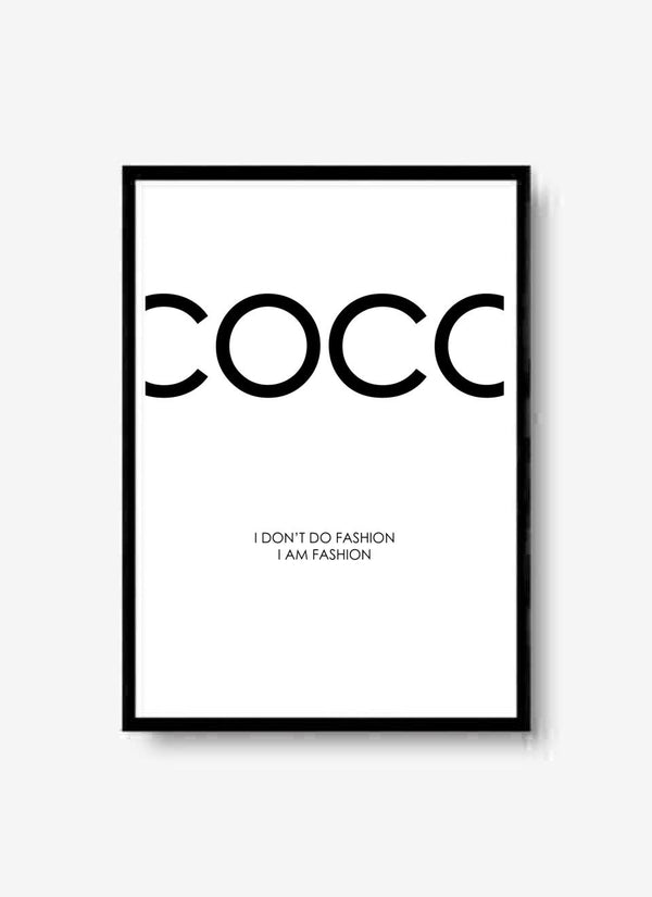 Coco Chanel Poster - MyMagicMemory DE