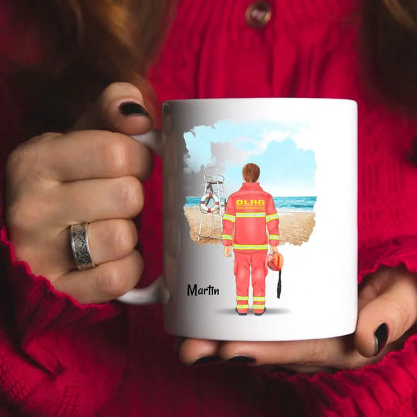 DLRG Mann Memory Tasse - MyMagicMemory DE