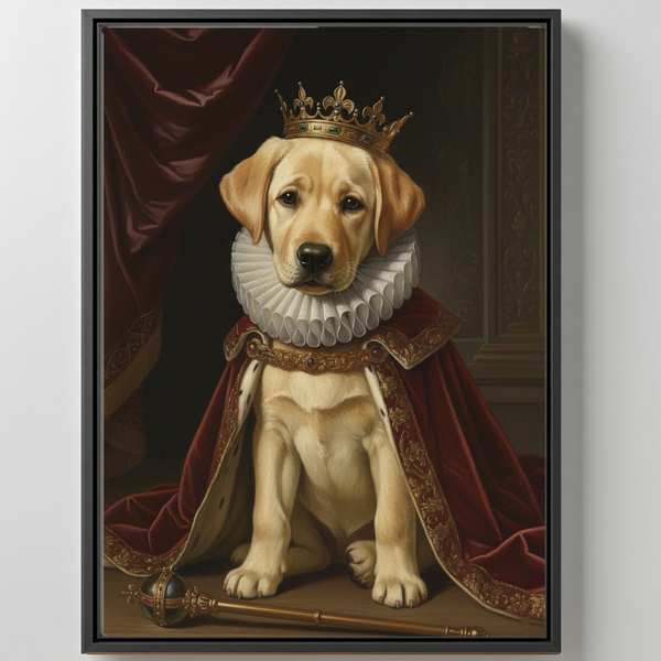 Personalisiertes Tierportrait im Renaissance Stil | Haustier Poster