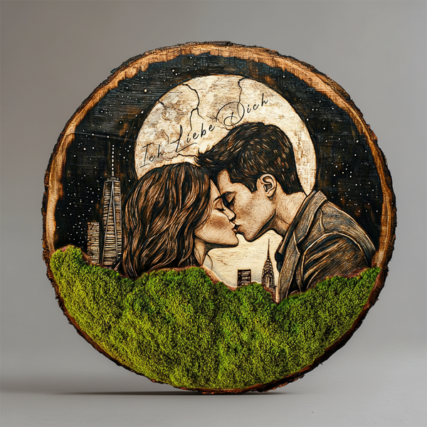 Seelengrün – Bildgravur mit Naturfusion