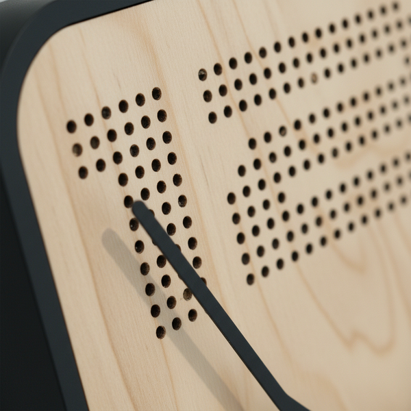 Chronova Handgefertigte Wanduhr aus Echtholz