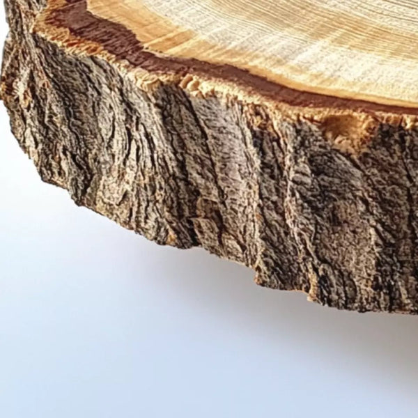 Kranz Baumscheibe Graviert mit Namen und Datum mit Gravur - Hochzeit - Jahrestag - Verlobung - Andenken - MyMagicMemory DE