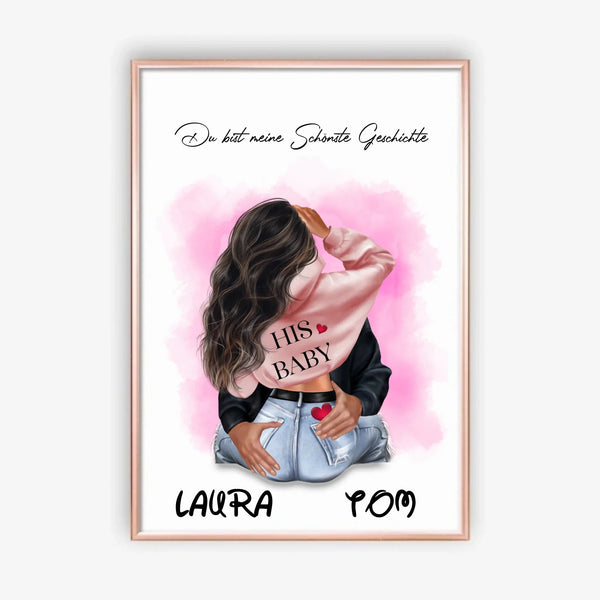 Pärchen Poster I choose you – Paar Poster - MyMagicMemory DE