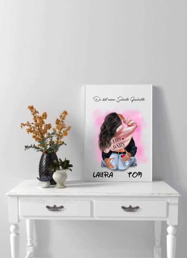 Pärchen Poster I choose you – Paar Poster - MyMagicMemory DE