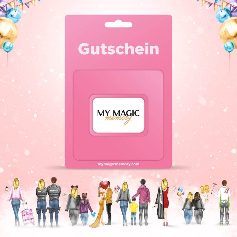 Digitaler Geschenkgutschein von MyMagicMemory