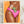 Champagne Money Poster – frecher Illustration Kunstdruck in Orange und Pink
