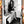 Vintage Küchen Poster – Schwarz Weiß Fotokunst, Frau mit Champagner