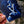 Blauer Akt Poster – moderne Malerei als Kunstdruck in Indigo