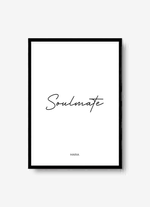 Soulmate - personalisiertes Poster