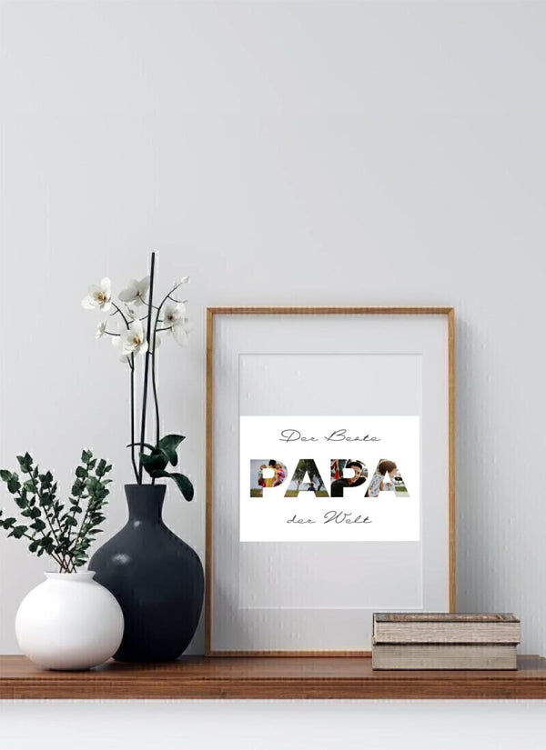 Der Beste PAPA der welt - personalisiertes Poster