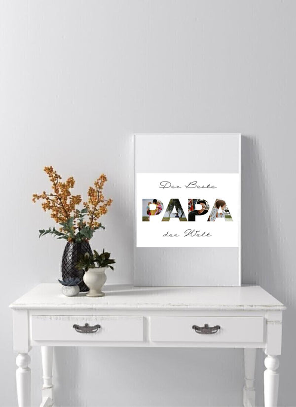 Der Beste PAPA der welt - personalisiertes Poster