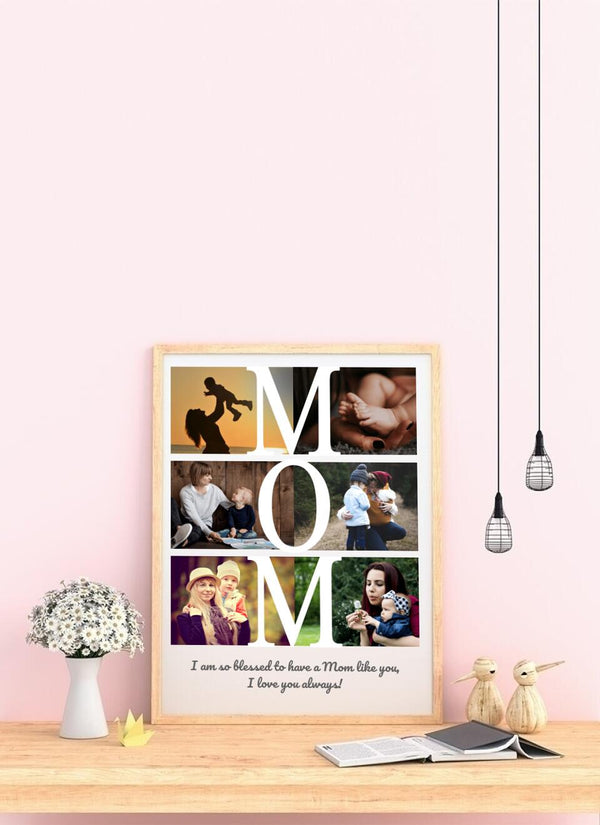 Mama personalisierte Fotos Poster mit Widmung