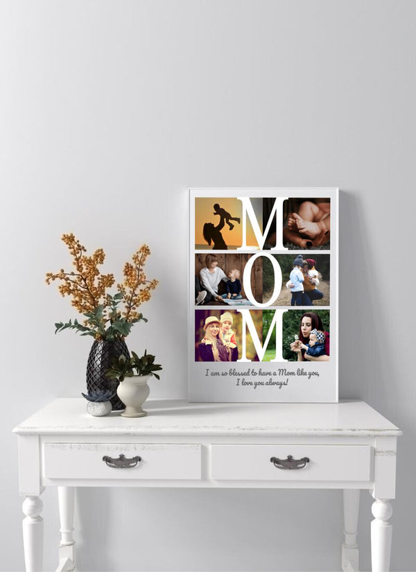 Mama personalisierte Fotos Poster mit Widmung