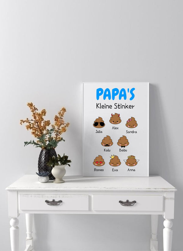 Papa's Kleine Stinker - Personalisiertes Poster