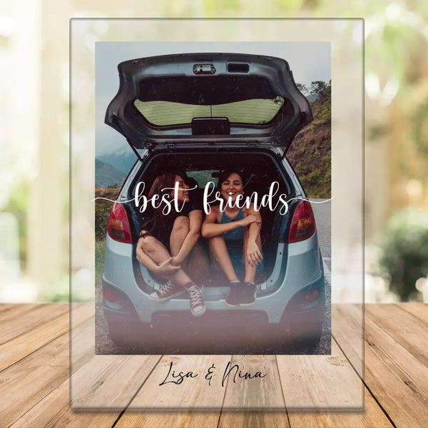 Beste Freunde Foto - personalisiertes Acrylglas