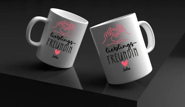 Personalisierte Tasse Lieblingsfreundin Personalisiert mit Namen