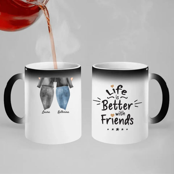 2 Freundinnen Magic Tasse