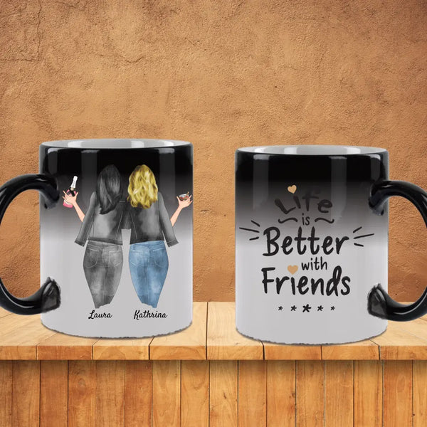 2 Freundinnen Magic Tasse