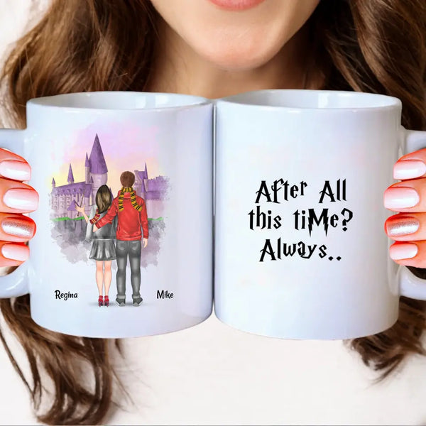 H.Potter Paar Clipart Zauberer Tasse Personalisiert mit Namen Tasse