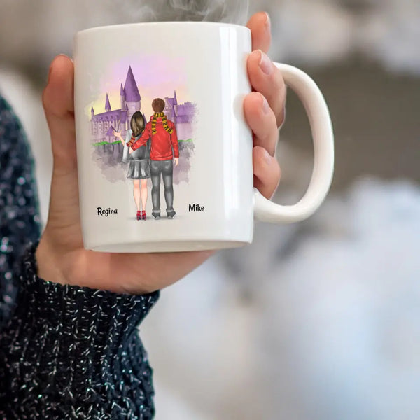 H.Potter Paar Clipart Zauberer Tasse Personalisiert mit Namen Tasse