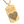 Personalisierte Kette mit Herzfingerabdruck-Gravur - 18K Gold - für Männer & Frauen