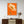 Mohnblüte – Botanisches Poster in Orange & Creme