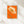 Mohnblüte – Botanisches Poster in Orange & Creme