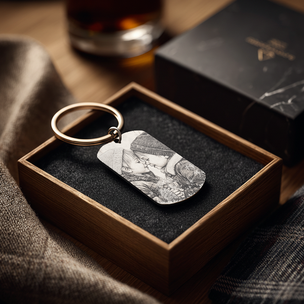 Schlüsselanhänger Edelstahl