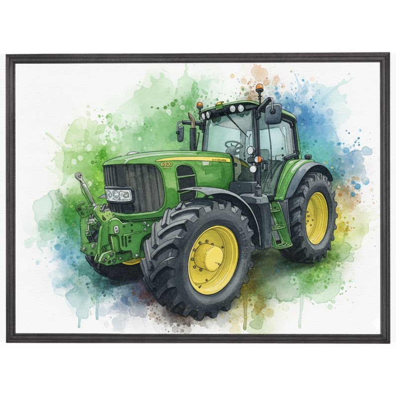 Traktor Poster personalisiert – Dein Trecker oder Schlepper als Zeichnung