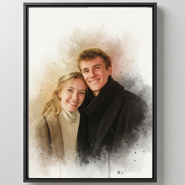 Dein Foto als Aquarell-Poster Meisterwerk