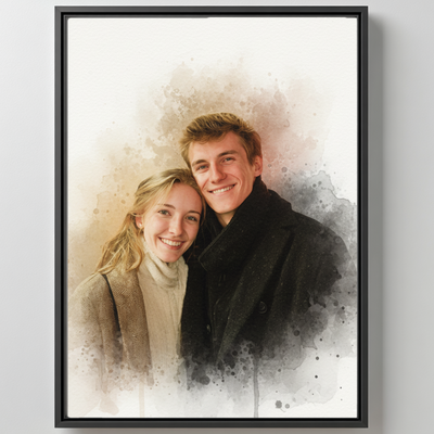 Dein Foto als Aquarell-Poster Meisterwerk