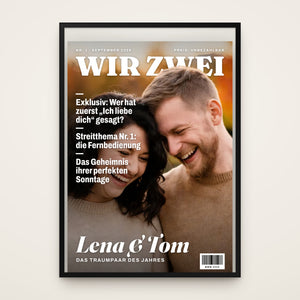 Magazin-Cover Poster – Deine Titelstory