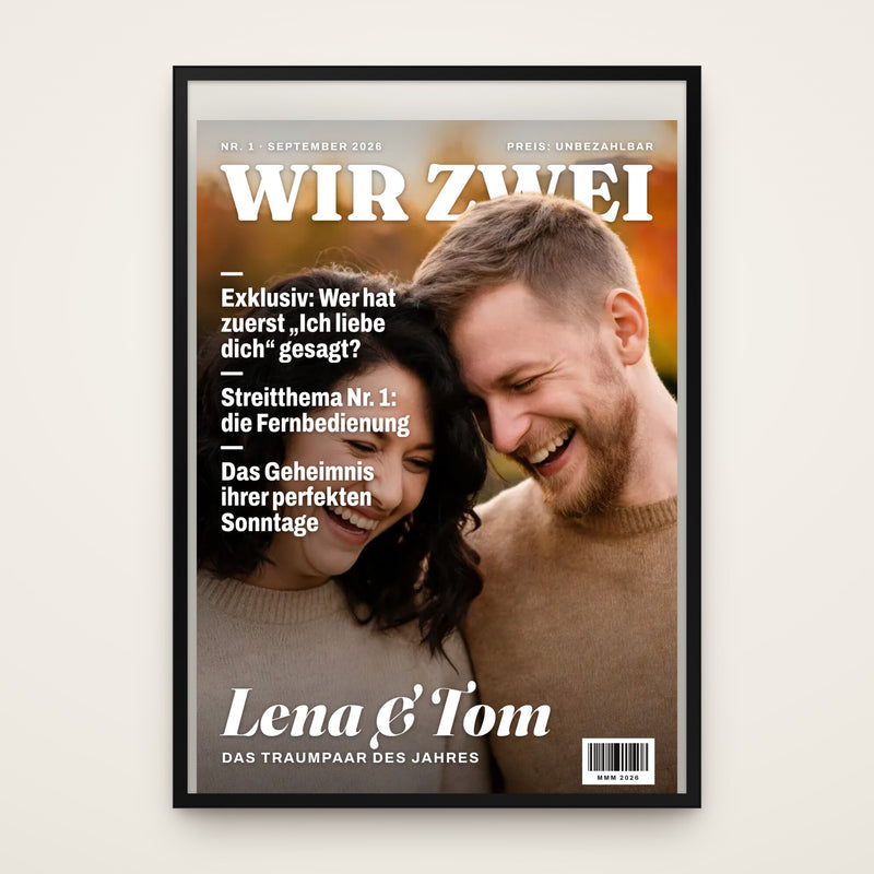 Magazin-Cover Poster – Deine Titelstory