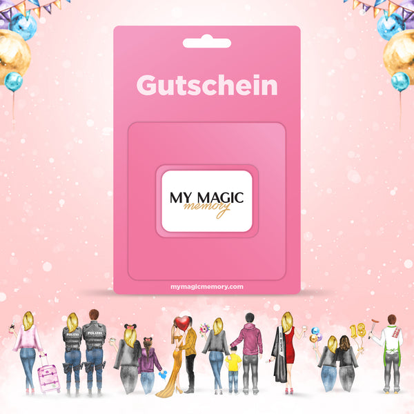 Digitaler Geschenkgutschein von MyMagicMemory - MyMagicMemory DE